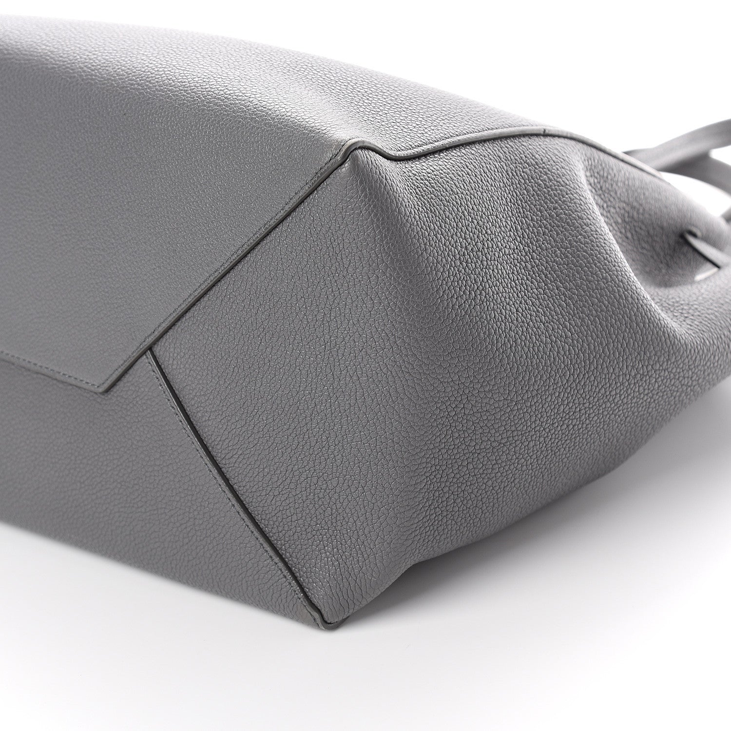 Celine Soft Grained Calfskin Small Belt Cabas Phantom Grey 8 of 8