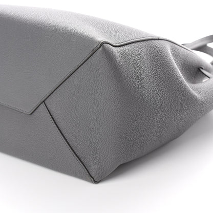 Celine Soft Grained Calfskin Small Belt Cabas Phantom Grey 8 of 8