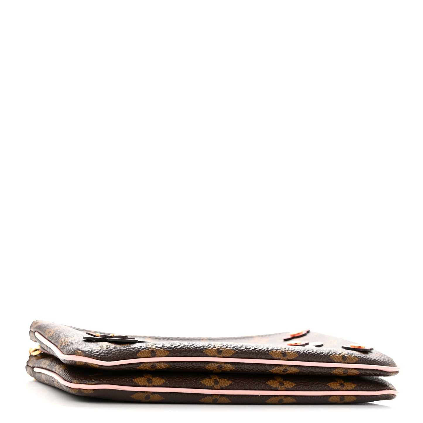 Monogram Blooming Flowers Double Zip Pochette