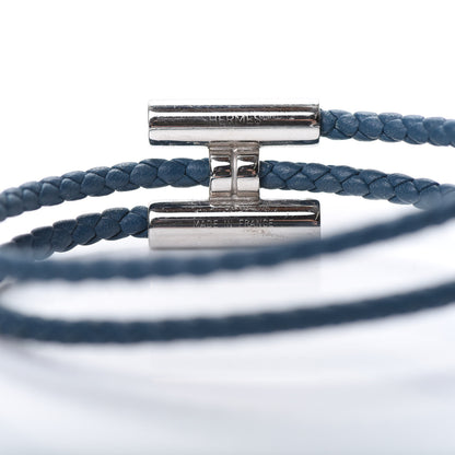 Hermes Swift Double Wrap Cord Tournis Tresse Bracelet T5 Colvert 5 of 5