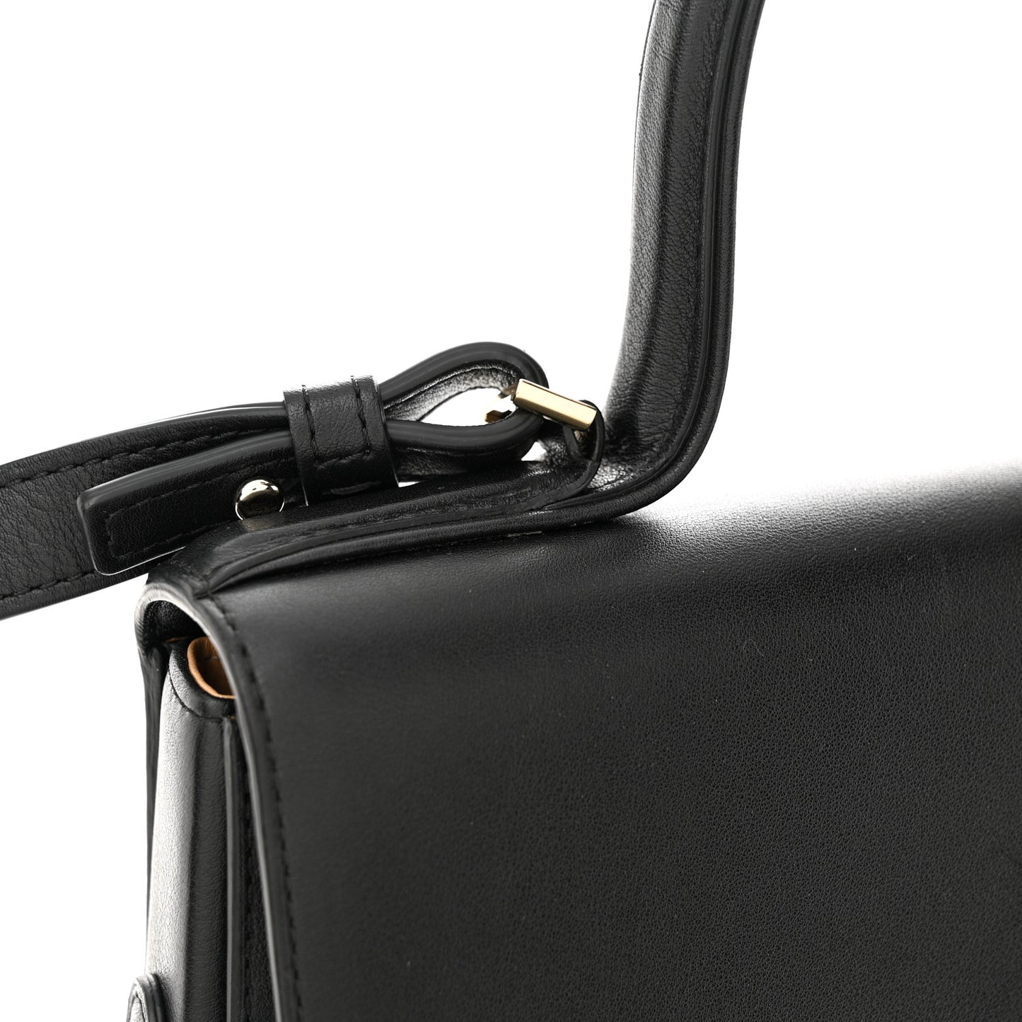 Smooth Calfskin GM Tempete Satchel Black