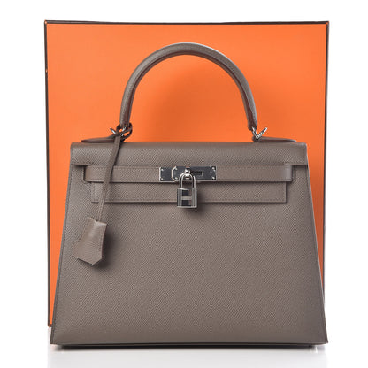 Hermes Epsom Kelly Sellier 28 Etain 37 of 37