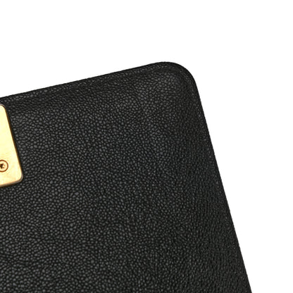 Chanel Caviar Quilted North South Boy Flap Black 12 of 13