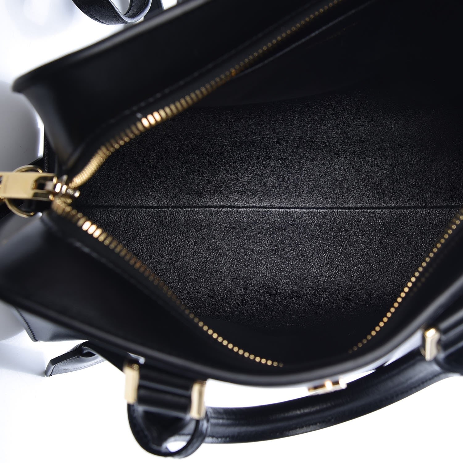 Saint Laurent Calfskin Baby Monogram Cabas Black 5 of 7