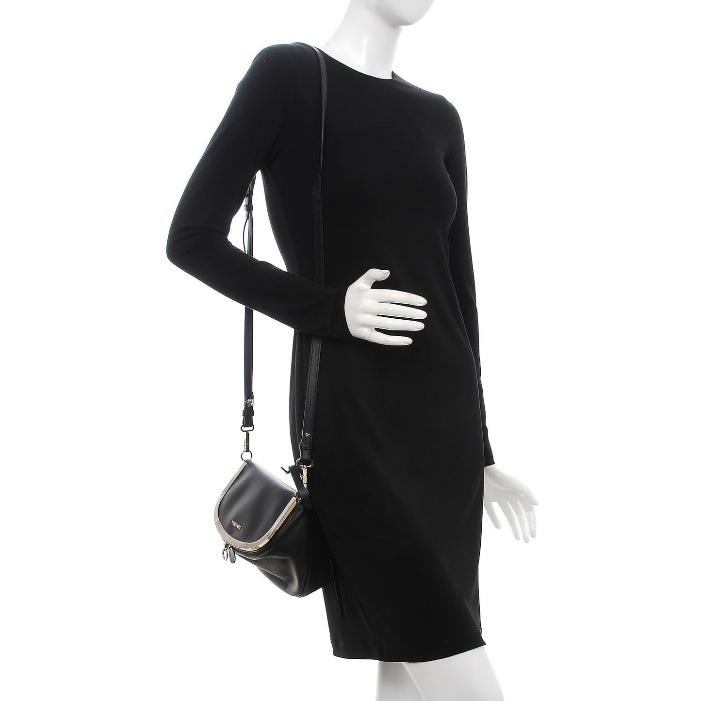 Nappa Crossbody Bag Black