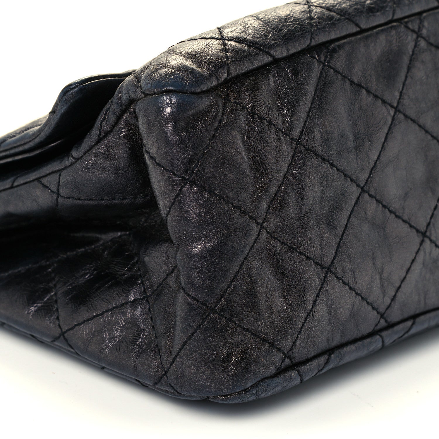 Chanel Aged Calfskin Quilted 2.55 Reissue 228 Flap Black 8 of 10