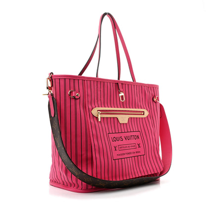 Louis Vuitton Monogram Inside Out Neverfull Bandouliere MM Rose Pondichery 5 of 16