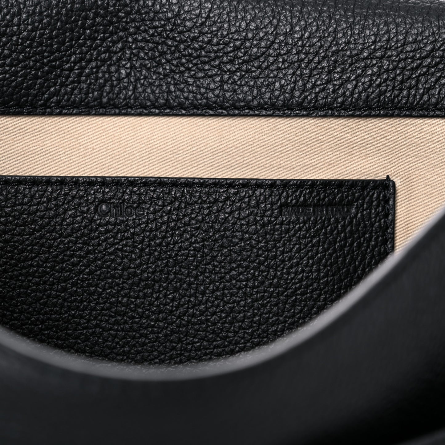 Calfskin Medium Marcie Round Crossbody Bag Black