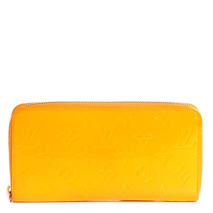 Louis Vuitton Vernis Zippy Wallet Jaune Passion 1 of 7