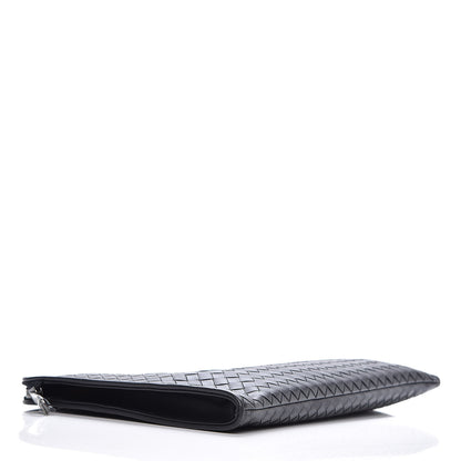 Bottega Veneta Calfskin Intrecciato Small Document Case Black 4 of 9