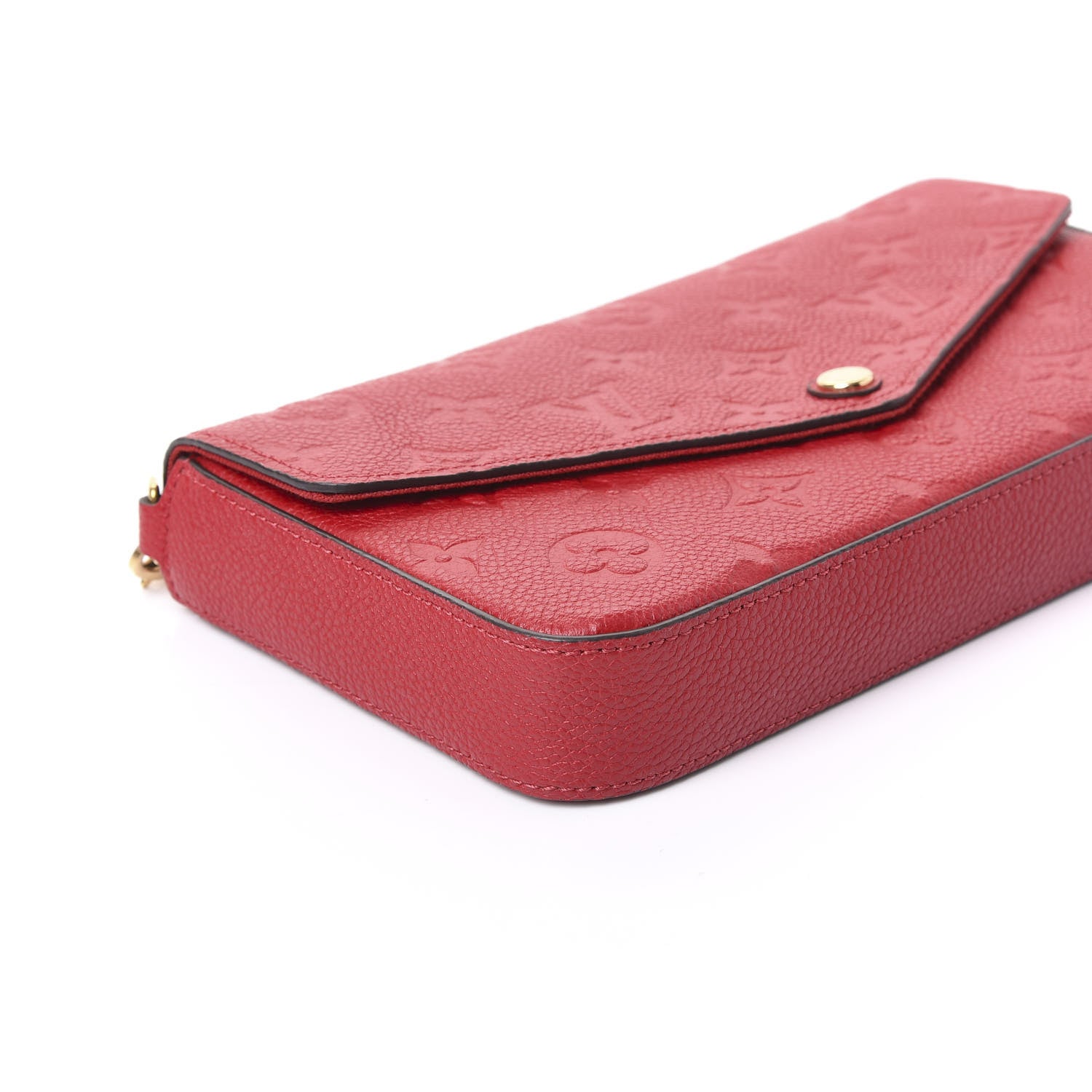 Louis Vuitton Empreinte Pochette Felicie Chain Wallet Cherry 5 of 10