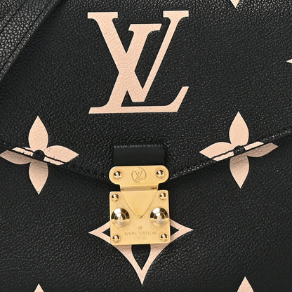 Louis Vuitton Empreinte Monogram Giant Pochette Metis Black Beige 7 of 9