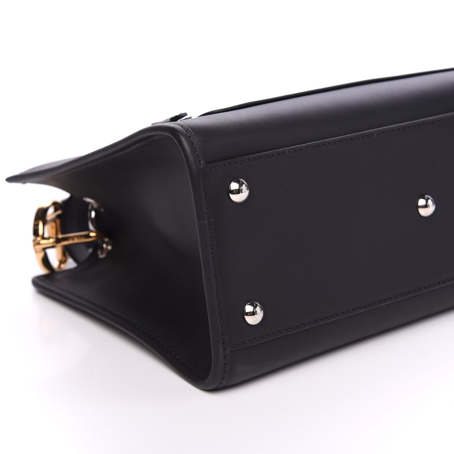 Vitello Century Opaco F is Fendi Small Runaway Satchel Black