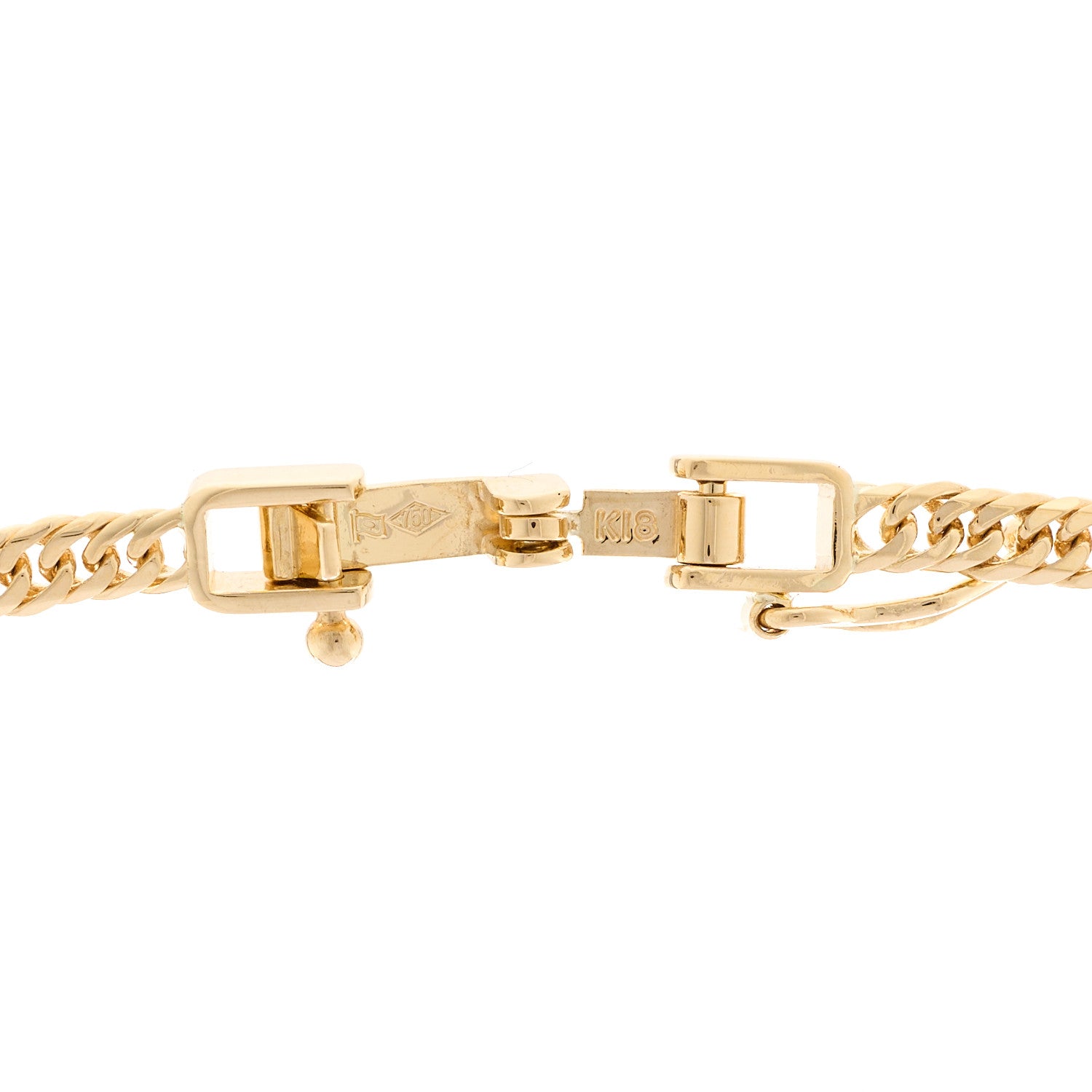 Parker & West by FASHIONPHILE 18K Yellow Gold Curb Chain Necklace 17.75" 6 of 6