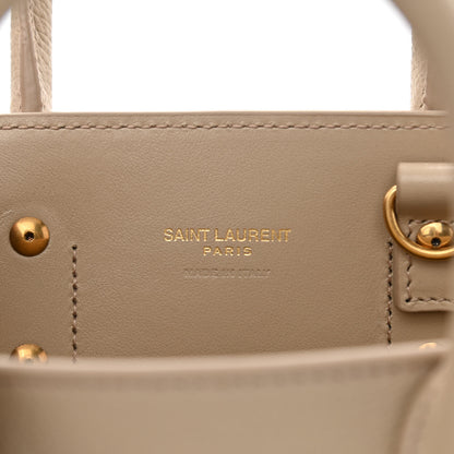 Saint Laurent Grained Calfskin Nano Sac de Jour Sea Salt 6 of 10