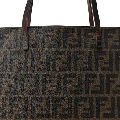 Fendi Zucca Spalmati Medium Roll Tote Tobacco Moro 8 of 17