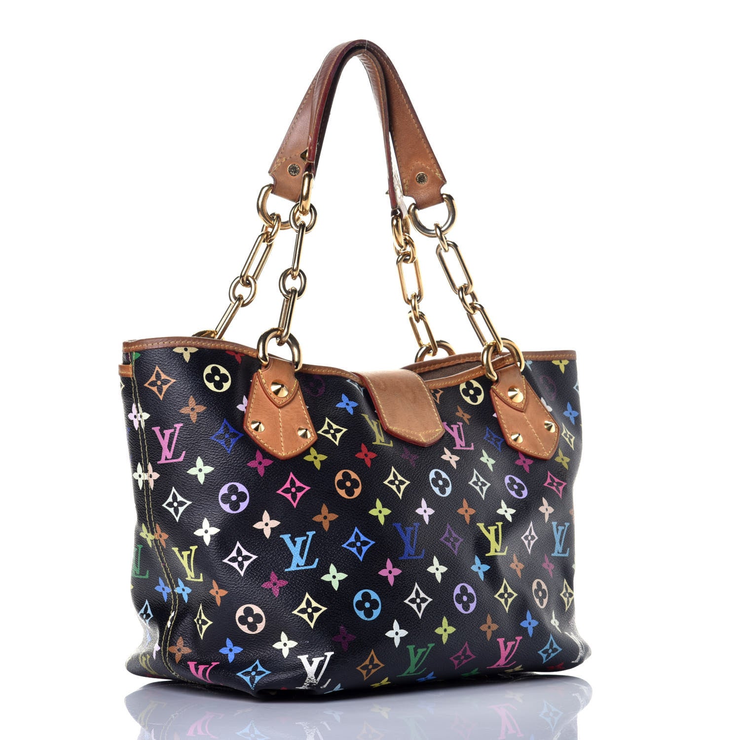 Louis Vuitton Monogram Multicolor Annie GM Black 3 of 9