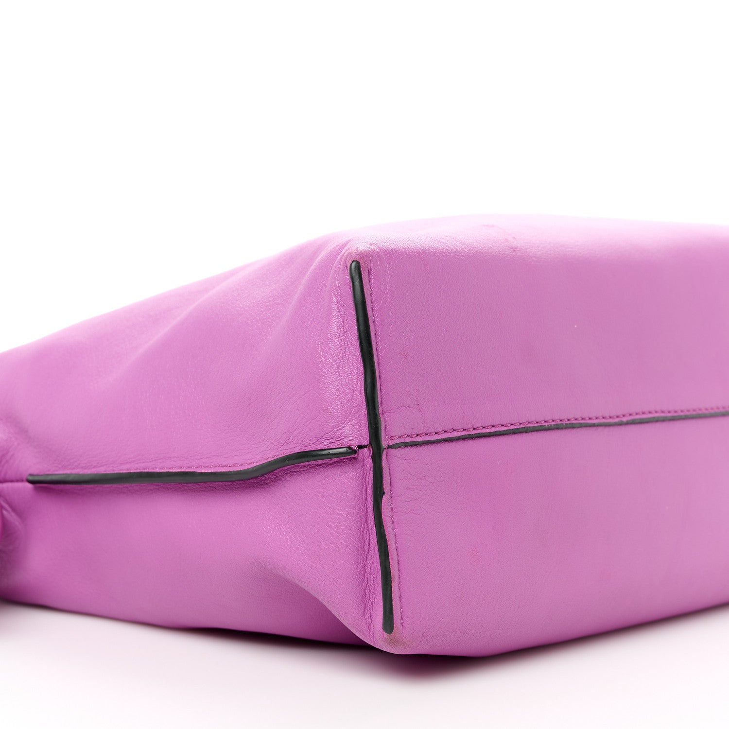 Loewe Calfskin Flamenco Knot Clutch Purple 9 of 10