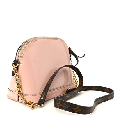 Louis Vuitton Vernis Monogram Alma Mini Rose Ballerine 3 of 10