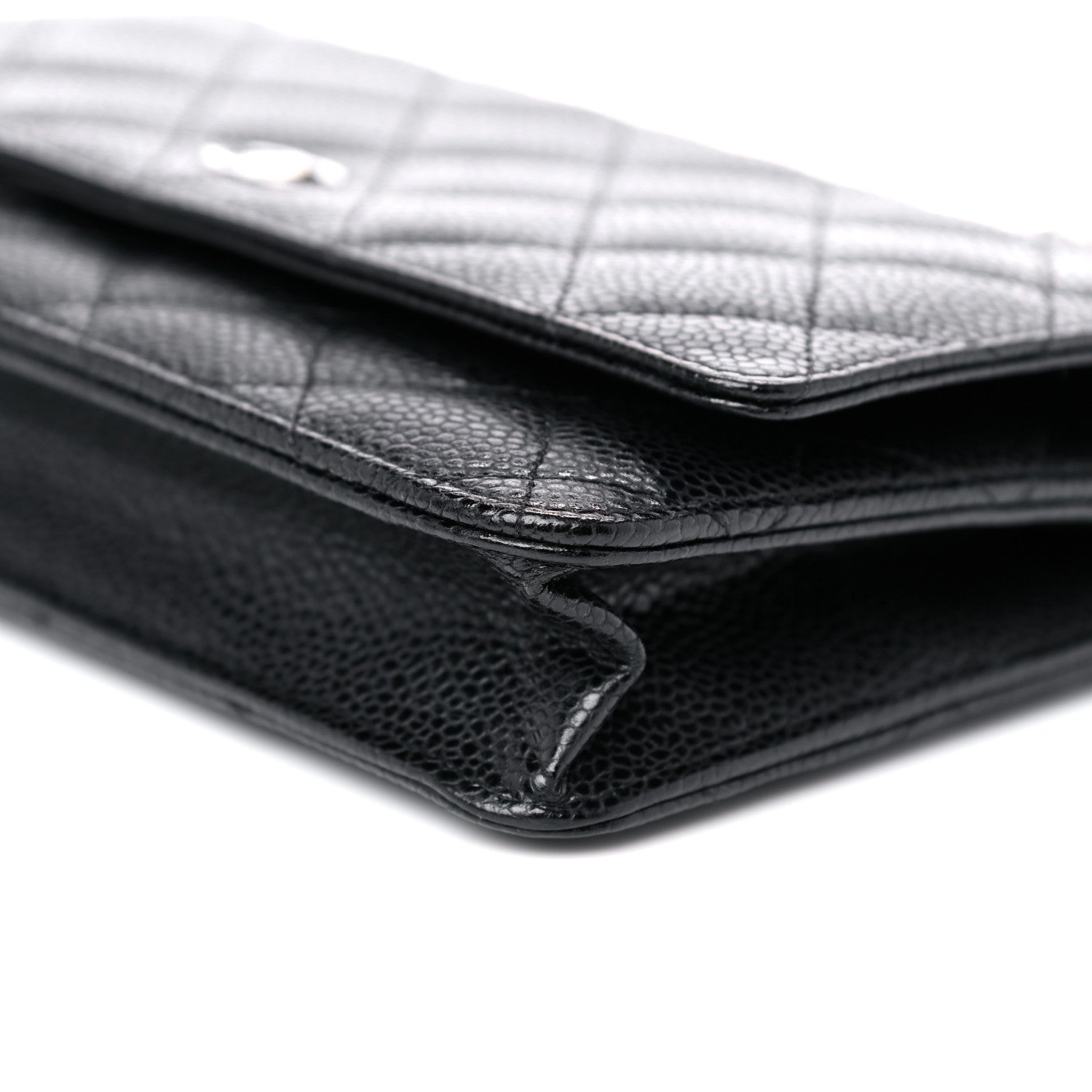 Chanel Caviar Quilted Wallet On Chain WOC Black 10 of 15
