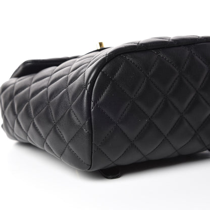 Chanel Calfskin Quilted Mini Urban Spirit Backpack Black 5 of 10