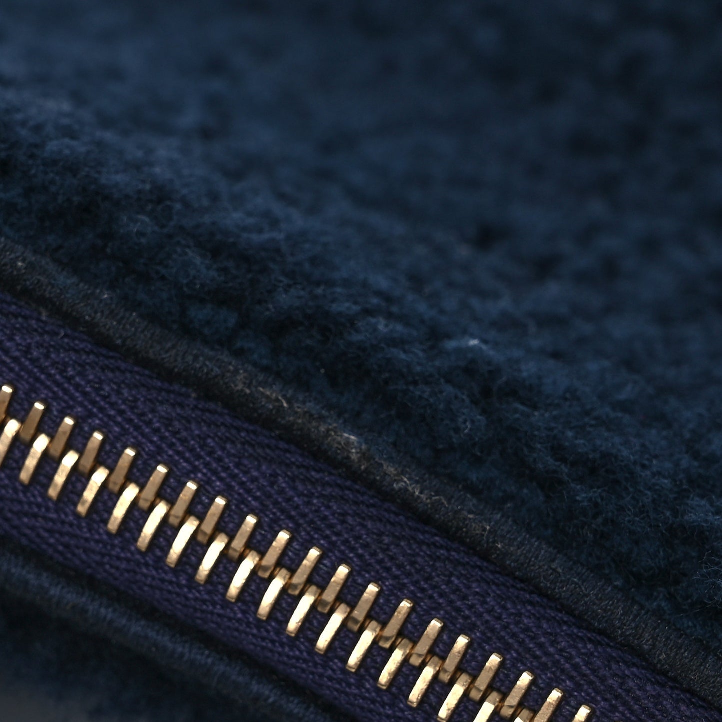 Sheep Fur Vitello Grace Small Fendigraphy Hobo Midnight