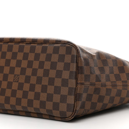 Louis Vuitton Damier Ebene Neo Neverfull MM Rose Ballerine 12 of 16