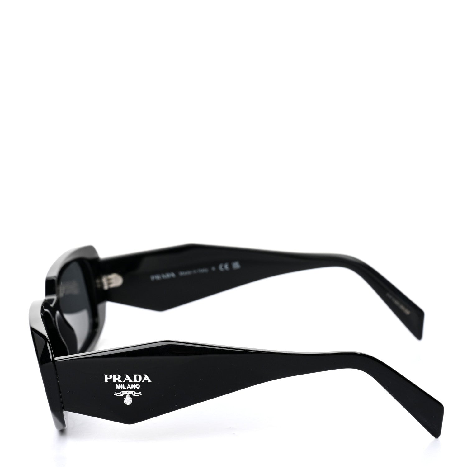 Prada Acetate Symbole Sunglasses SPR 17W Black 3 of 7