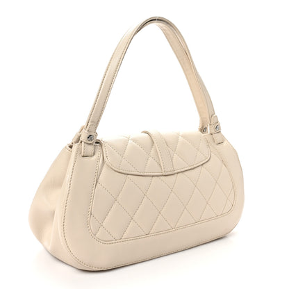 Chanel Caviar Quilted Mademoiselle Flap Bag Light Beige 3 of 10