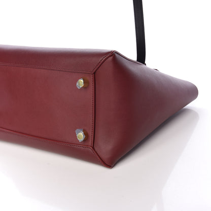 Celine Smooth Calfskin Bi-Color Mini Belt Bag Burgundy Black 11 of 11