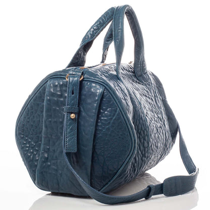 Alexander Wang Leather Rocco Duffel Petrol 3 of 8