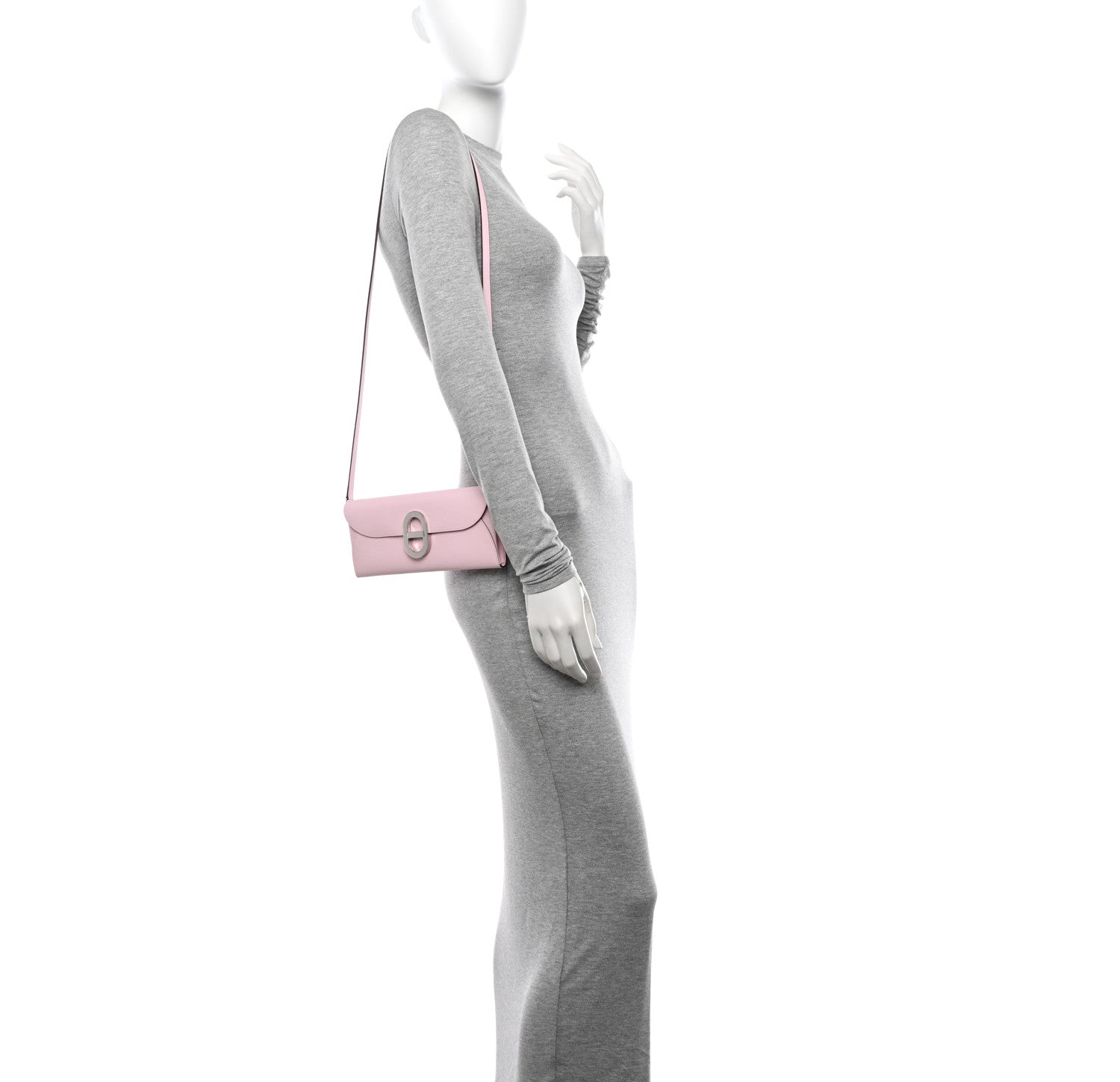 Hermes Epsom Maillon Wallet To Go Rose Darling 2 of 10