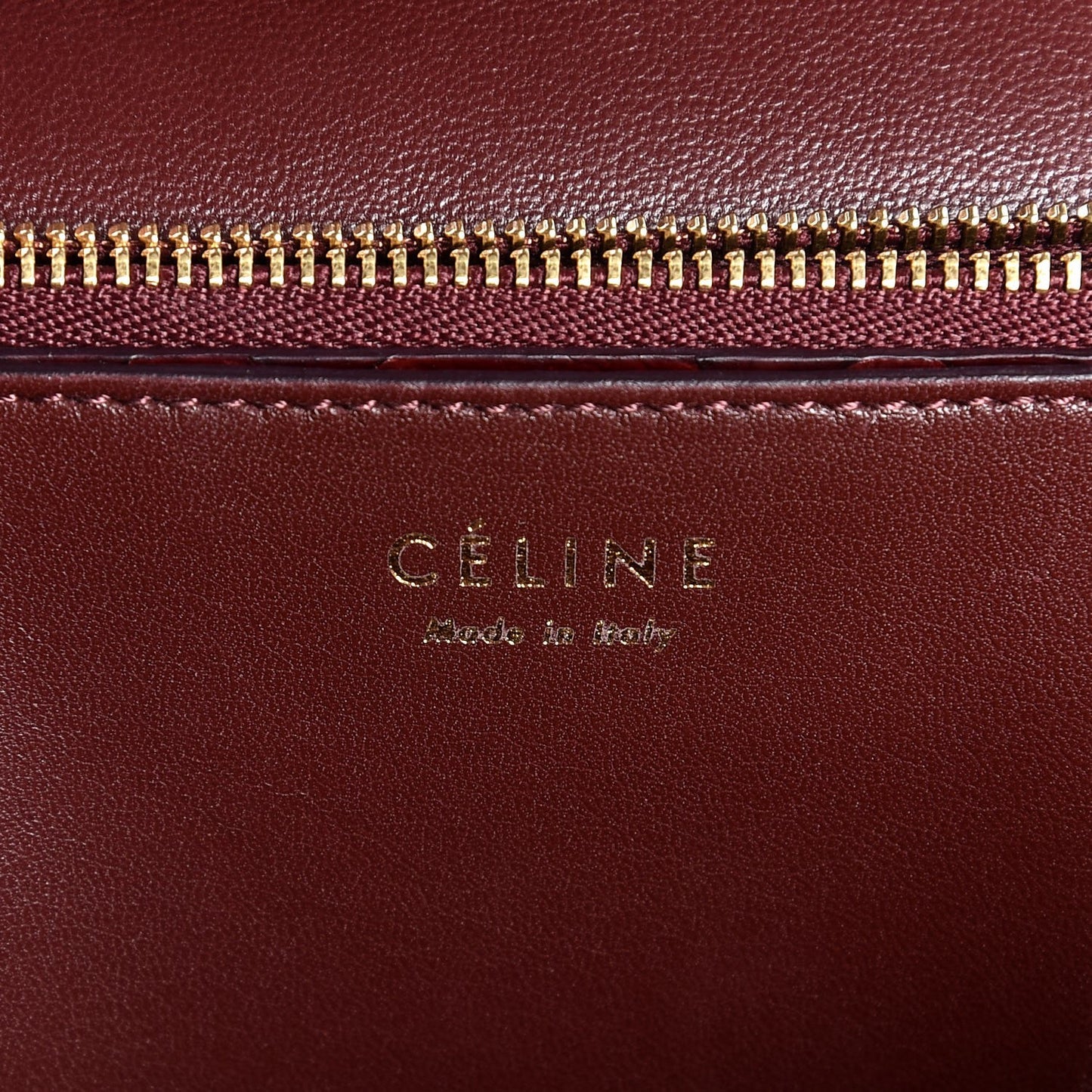 Python Medium Classic Box Flap Bag Burgundy