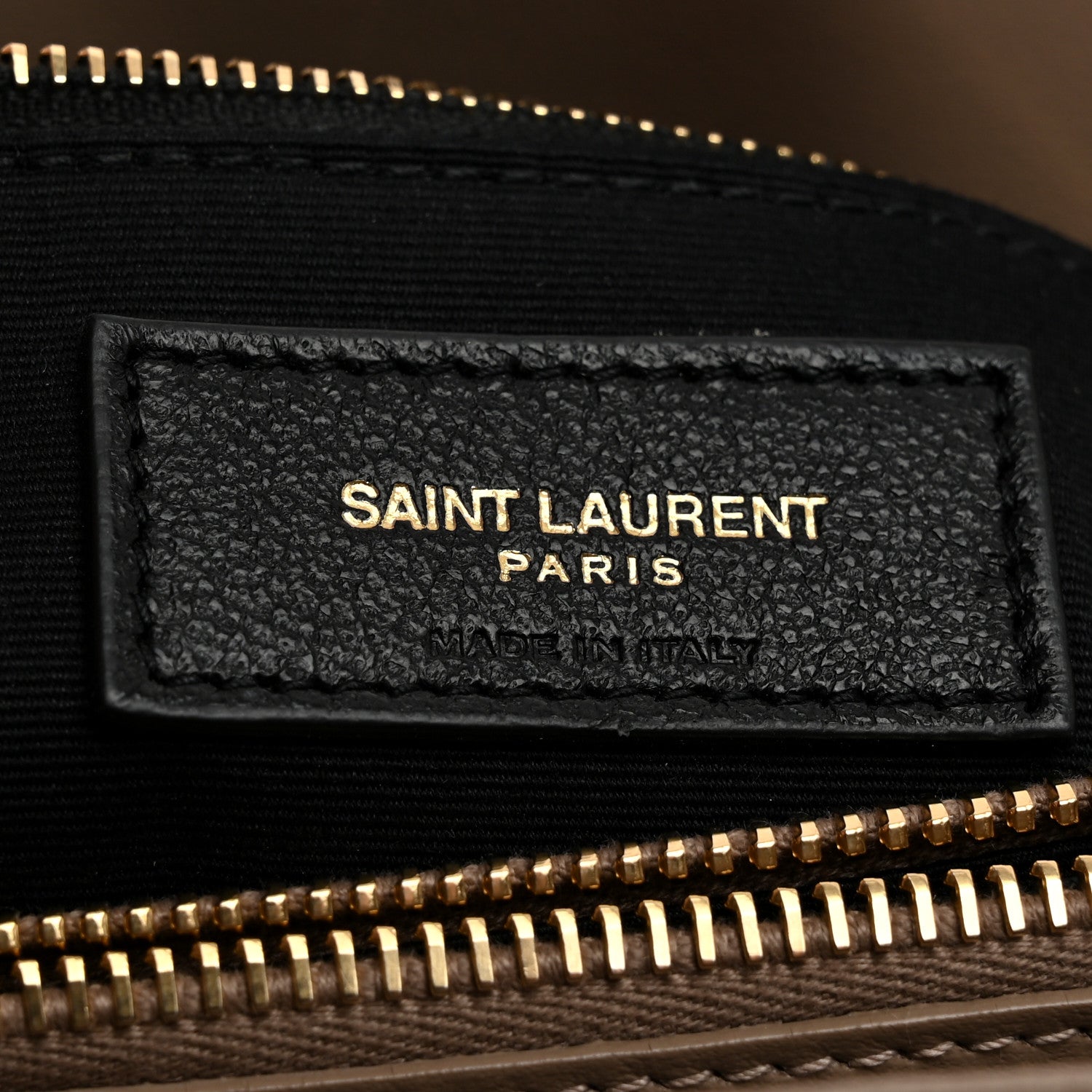 Saint Laurent Calfskin Y Quilted Monogram Medium Loulou Chain Satchel Dark Beige 6 of 10