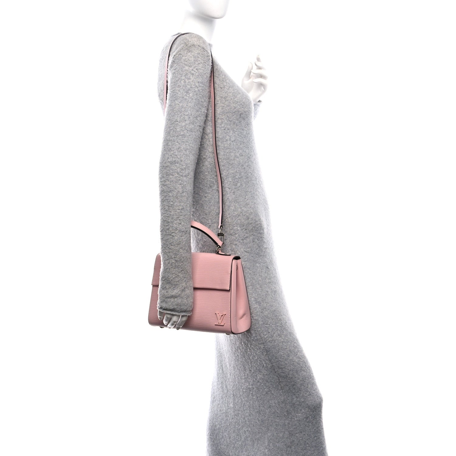 Louis Vuitton Epi Cluny BB Rose Ballerine 2 of 9