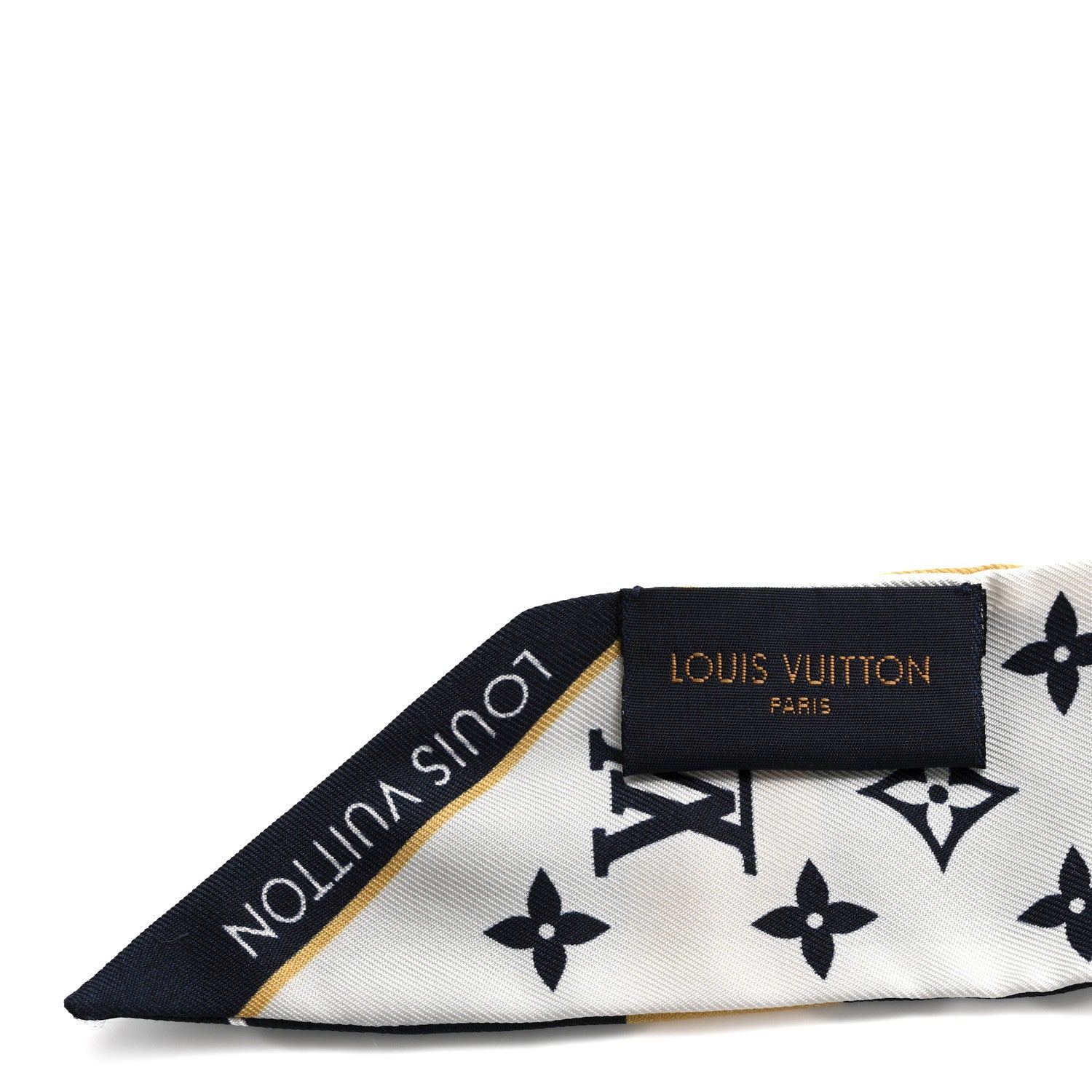 Louis Vuitton Silk Graphic Monogram Blason BB Bandeau Blue 3 of 3