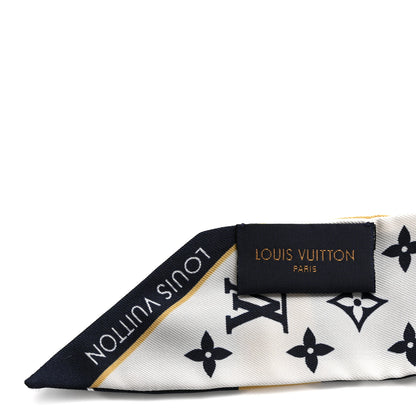 Louis Vuitton Silk Graphic Monogram Blason BB Bandeau Blue 3 of 3