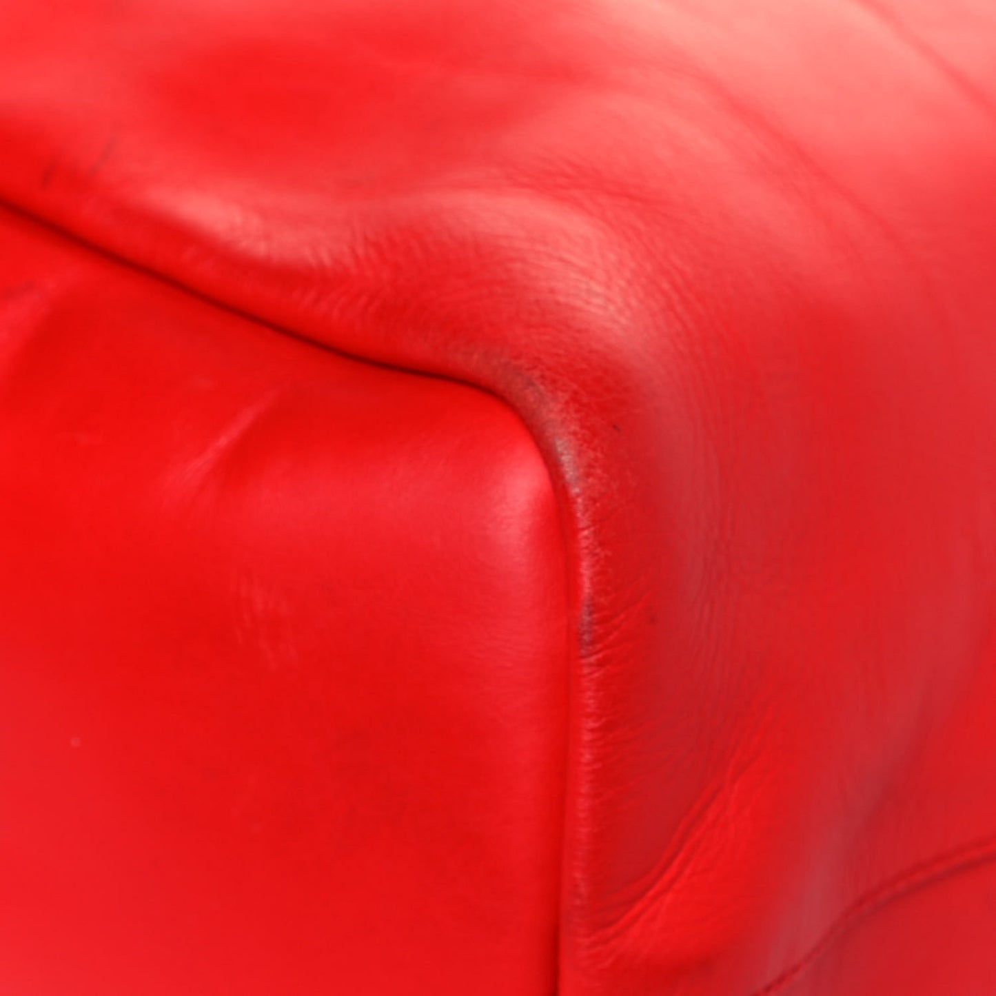 Calfskin Medium Bi-Color Antigona Tote Red Black