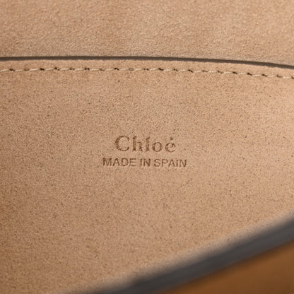 Chloe Suede Calfskin Small Faye Shoulder Bag Motty Grey 6 of 9