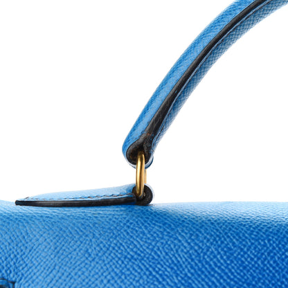 Hermes Courchevel Kelly Retourne 32 Bleu France 13 of 18