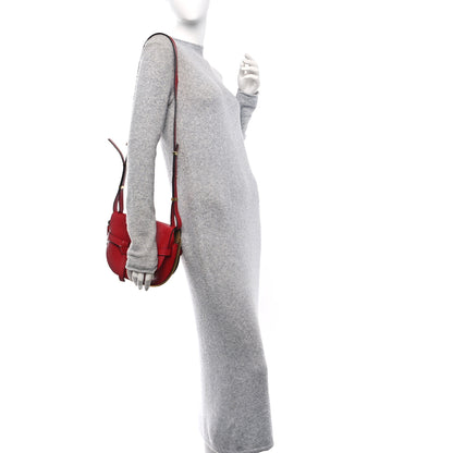 Loewe Calfskin Small Metal Gate Crossbody Bag Scarlet 2 of 11