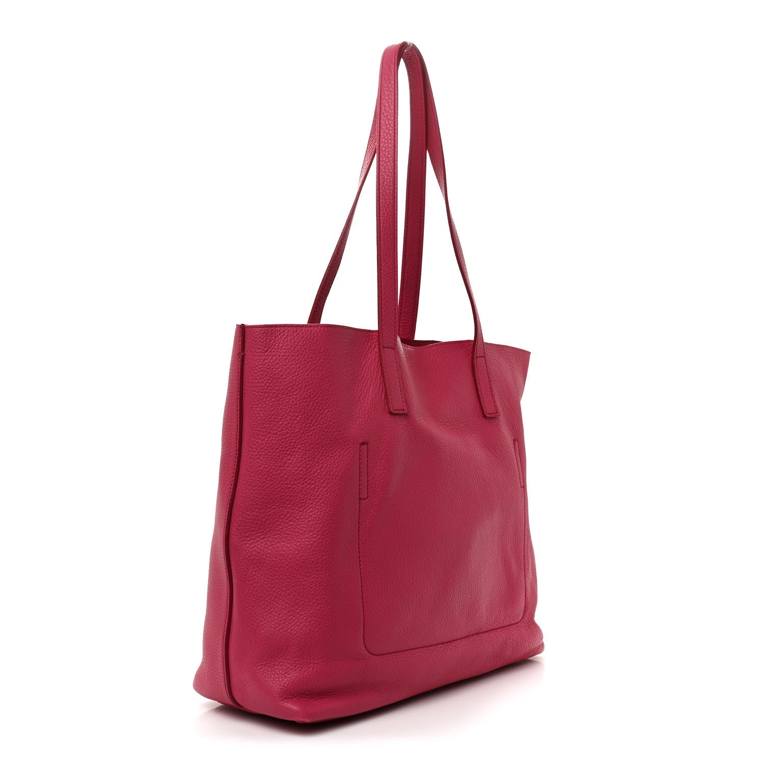 Prada Vitello Daino Shopping Tote Peonia 3 of 12