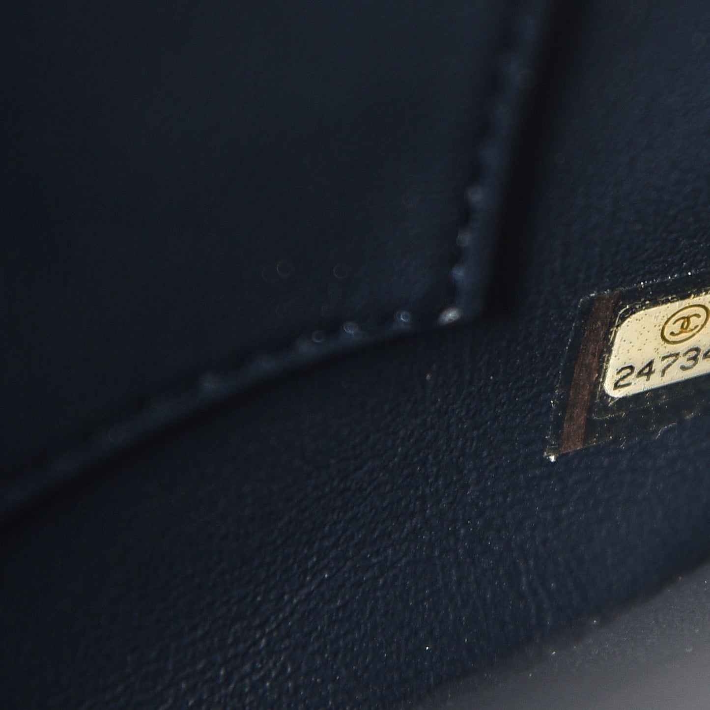 Lambskin Quilted Medium Trendy CC Flap Dual Handle Bag Navy Blue