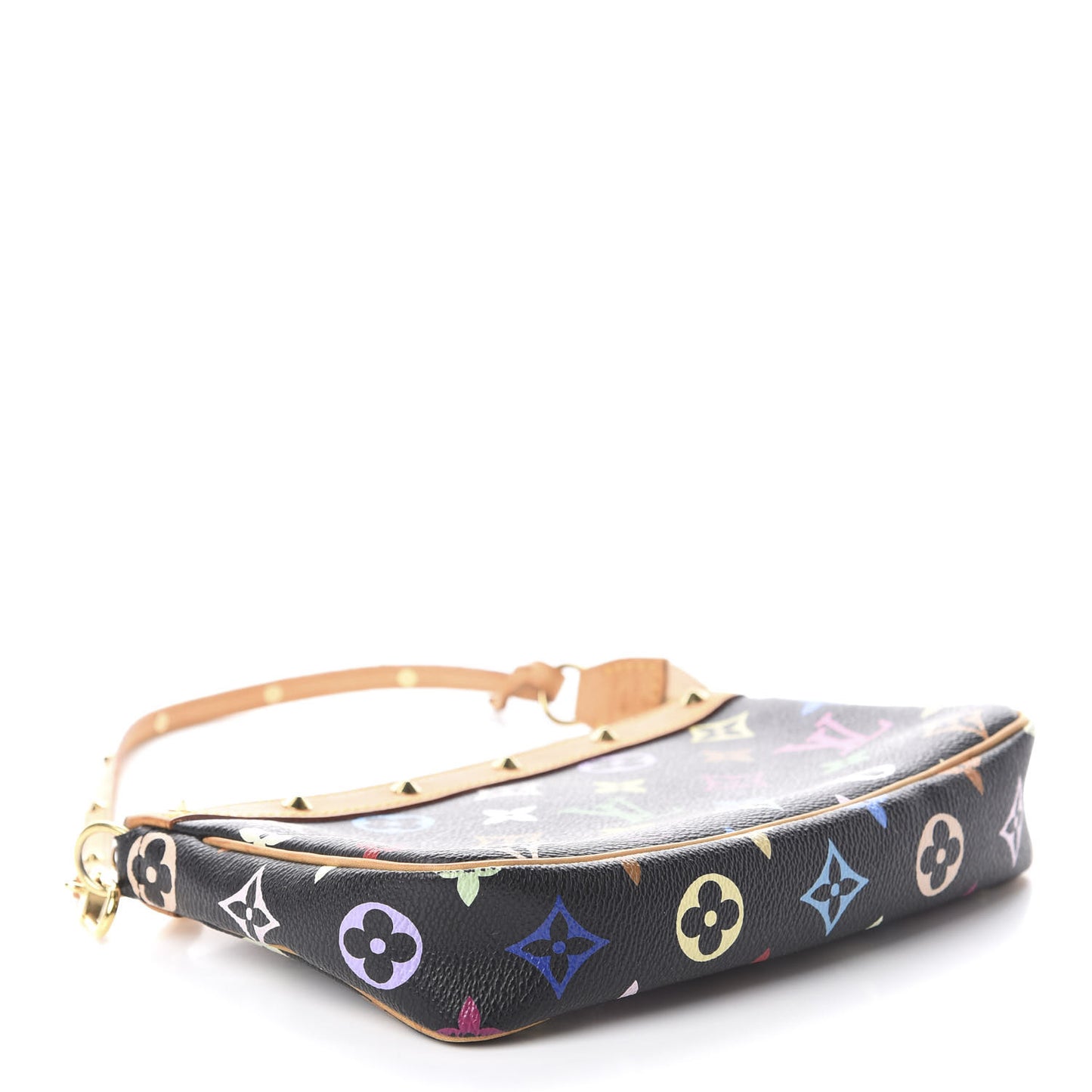 Monogram Multicolor Pochette Accessories Black