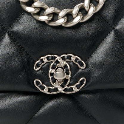 Chanel Lambskin Quilted Medium Chanel 19 Flap Black 8 of 11