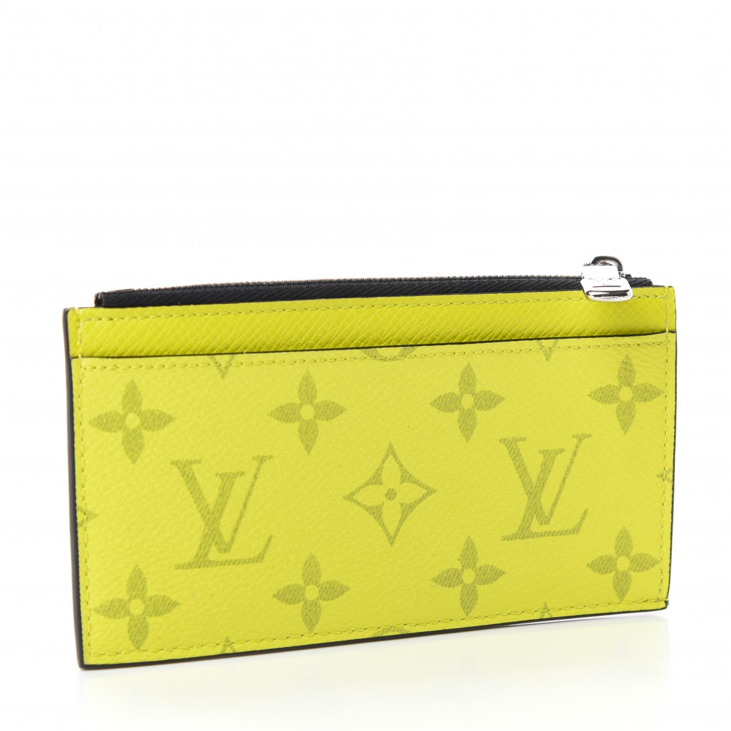 Monogram Taiga Coin Card Holder Yellow