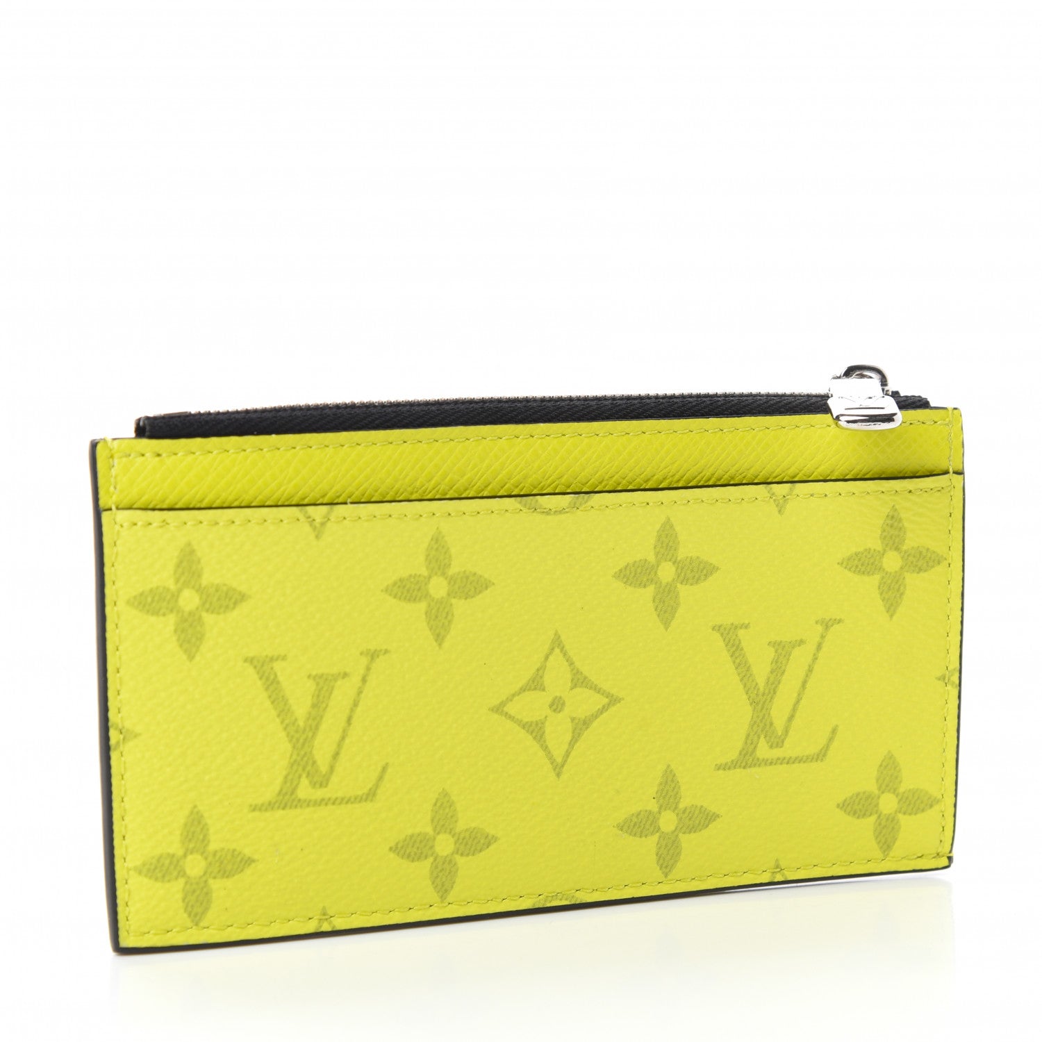 Louis Vuitton Monogram Taiga Coin Card Holder Yellow 3 of 7