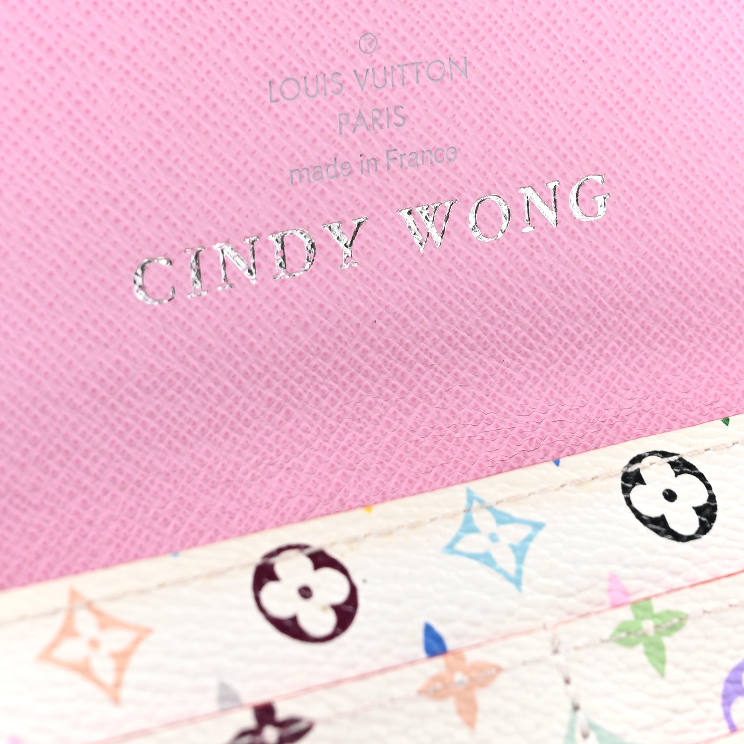 Louis Vuitton Monogram Multicolor Sarah Wallet White Litchi 8 of 9