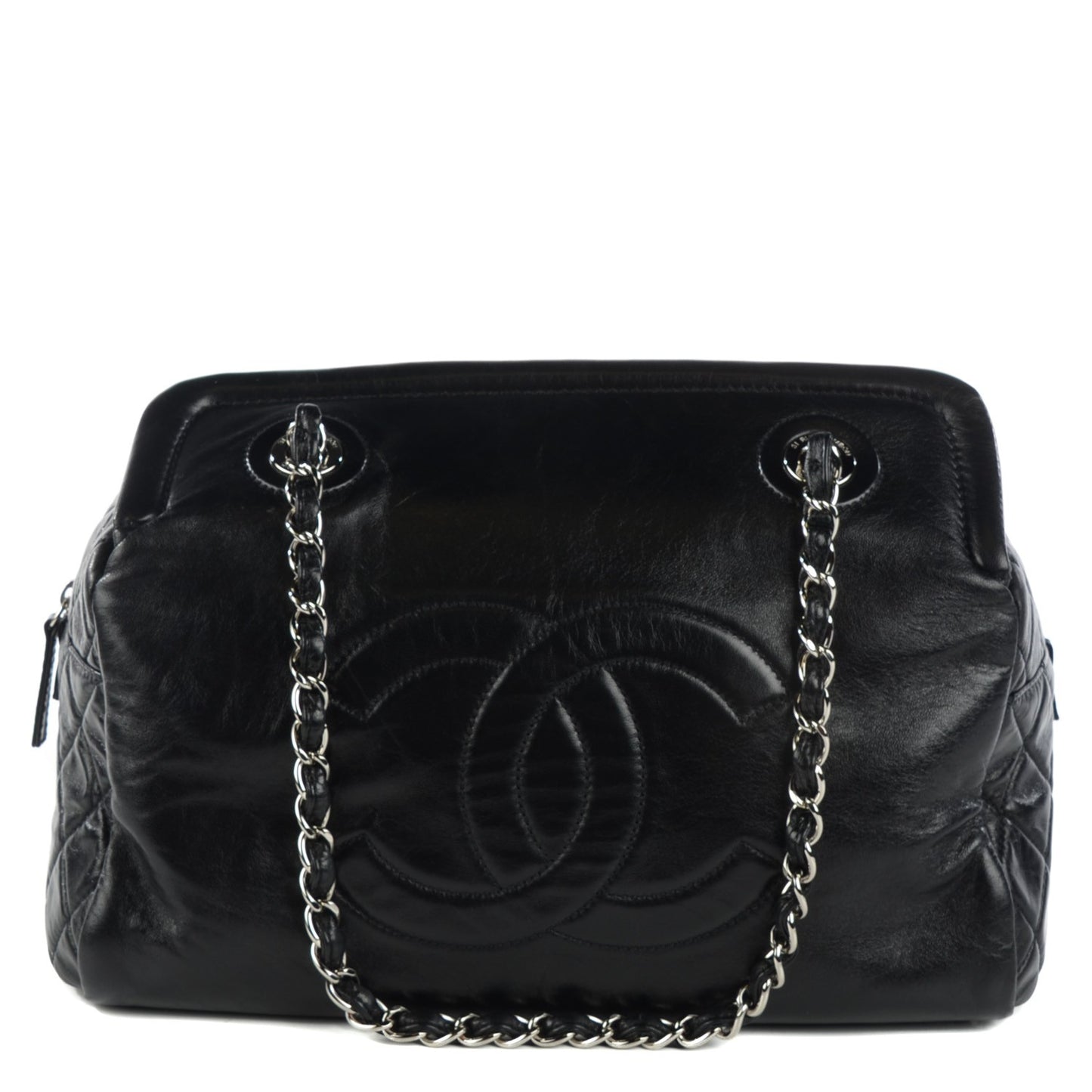 Lambskin Timeless CC Tote Black