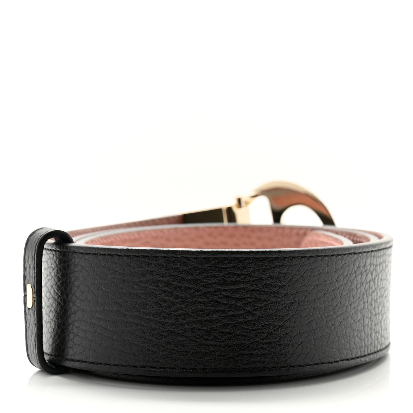Calfskin 1973 Reversible Belt 95 38 Black Pink